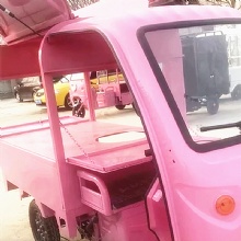 Hot Sale Customizable Colors Gull Wing Gate Food Stand Electric Tricycle YRF Food Cart