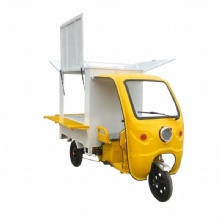 Cheap,Useful and High-quality Food Stand Double Color Electric Tricycle YRF Food Cart