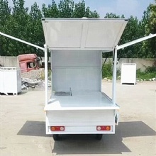 Popular Fashion Food Stand White Electric Tricycle YRF Food Cart