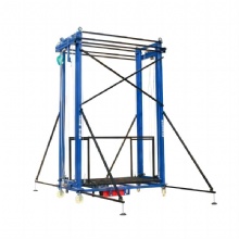 500kg 6m telescopic folding electric scaffold portable safe customizable mobile hydraulic scissor lift platform mobile lift