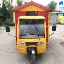 2024 High Quality Newest Kitchen Shop Custom Logo Europe Food Tricycle