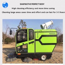 48V 155A Cheap Industrial Sweeping Machine Electrical Cleaning Road Sweeper