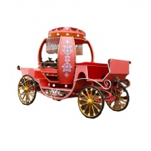 Luxury Electric Royal Sightseeing Carriage Special Transportation Wedding Car Pumpkin Carriage