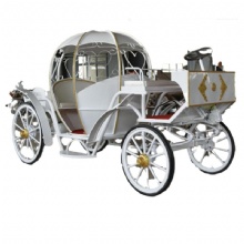 Luxury Electric Royal Sightseeing Carriage Special Transportation Wedding Car Pumpkin Carriage