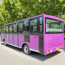 Hot Sale Lithium Battery Powered 72V 7.5kw 23 Seats Electric Sightseeing Personal Shuttle Bus