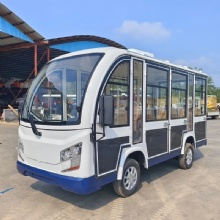 Hot-sale 11 Seater Factory Electric Closed Mini Shuttle Tour Tourist Airport Customized Sightseeing Bus