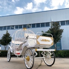 Factory Direct Sale Sightseeing Carriage/European White Royal Horse Carriage/Electric Horseless Carriage