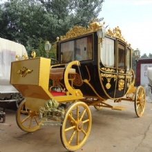 European Historical Electric Horseless Carriage Sightseeing Wedding Horse Carriage