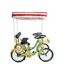 Tandem bike 2 wheel touring bike for park/recreation camping bike