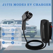 home wall mount 11kw j1772 32a 40a 48a level 2 J1772 mode 3 ac ev charger wallbox charging station