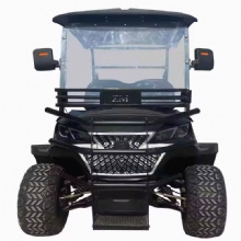 HKBG Hot 60V 3500W Rough Off-road Tyre Electric Cart For Private Estate Scenic Sightseeing Golf Cart 2024