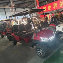 wholesale price Electric golf cart custom golf buggy 6 seater big display Economical sightseeing tourism and rentals