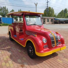 Street Legal Old Retro Red Antique Sightseeing Electric Classic Vintage Car