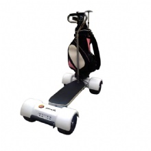 Electric Golf Cart with Four Wheels Passenger-Carrying Rechargeable Golf Trolley