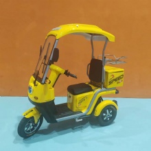 Hot Sale Double Motor Tricycle Takeaway Bike Tricycle