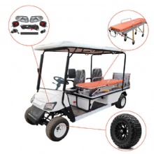 Golf Cart ambulance Emergency Customized 2 Seater Electric Golf Cart Ambulance With Stretcher