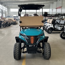 Electric Sightseeing Golf Wholesale 4 Seater Golf Cart with Folded Seat