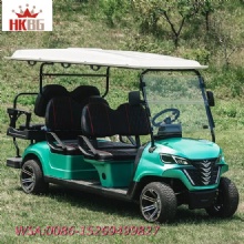 Electric Sightseeing Golf Wholesale 4 Seater Golf Cart with Folded Seat